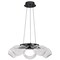 Nuvo Barnett, 21 Inch LED 5 Light Chandelier, Matte Black, Silk Screened Acrylic Lens 62/2036 - alternate 4
